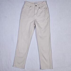 PacSun Beige Curve Straight Leg Jeans Woman's Size 23 090223